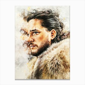 jon snow game of thrones movie 1 Canvas Print
