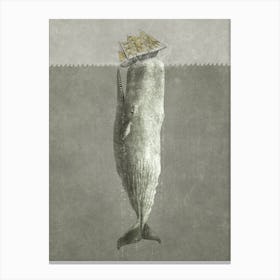 Revenge Of The Whale Canvas Print