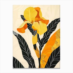 Yellow Iris Canvas Print