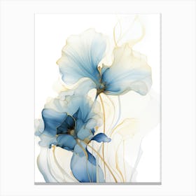 Blue Flowers 53 Canvas Print