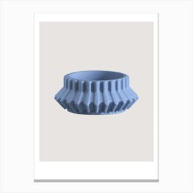 Gear Ring - Blue Canvas Print