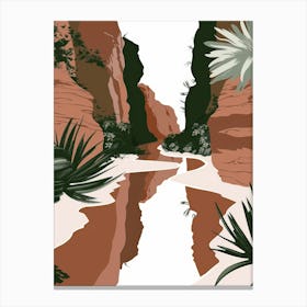 River In The Desert 2 Canvas Print