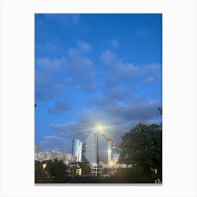 Skyline At Dusk Canvas Print