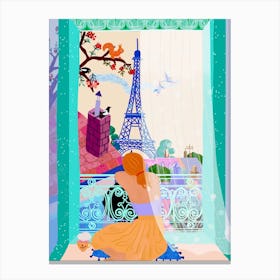 Paris Morning Canvas Print