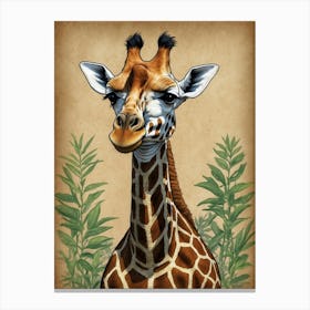 Giraffe 11 Canvas Print