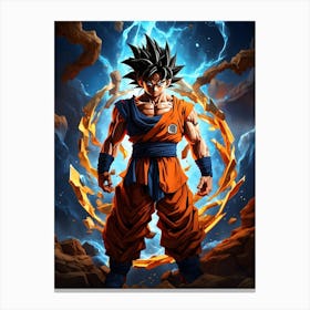 Dragon Ball Z Wallpaper Canvas Print