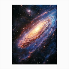 Galaxy In Space 8 Canvas Print