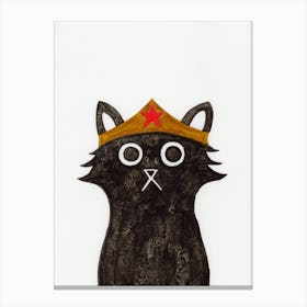 Wonder Cat Canvas Print