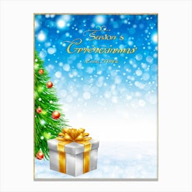 Christmas Card 6 Canvas Print