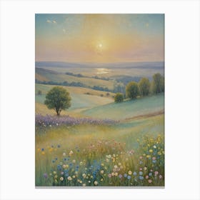 Misty Meadow Canvas Print