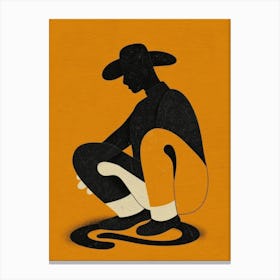 Cowboy Canvas Print