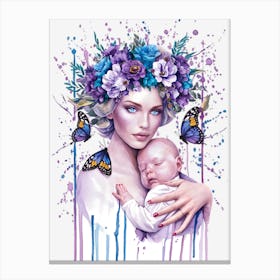 Mother And Child Canvas Print