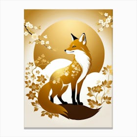 Japan Golden Fox Canvas Print