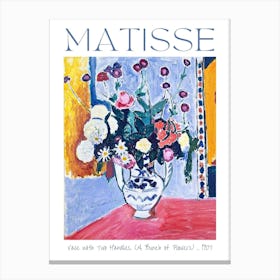 Henri Matisse Vase With Two Handles (A Bunch of Flowers) 1907 HD Remastered Perfect Poster Print for Feature Wall Decor Canvas Print