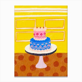 Birthday Cake 5 Canvas Print