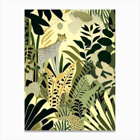 Jungle Patterns 1 Rousseau Inspired Canvas Print
