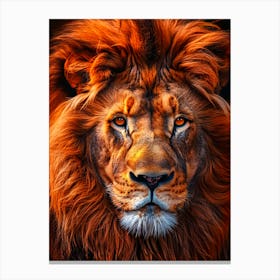 Lion Portrait Canvas Print