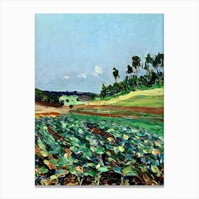 Wassily Kandinsky Field Of Cabbages Canvas Print