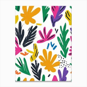 Abstract Floral Pattern Canvas Print