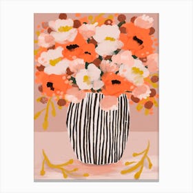 Pastel Flower Impression No 10 Canvas Print