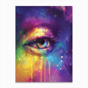 Galaxy Eye Canvas Print