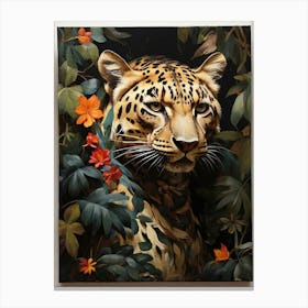 Leopard In The Jungle art print 1 Canvas Print