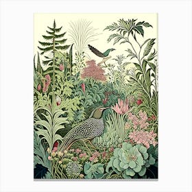 Chanticleer Garden 1, Usa Vintage Botanical Canvas Print