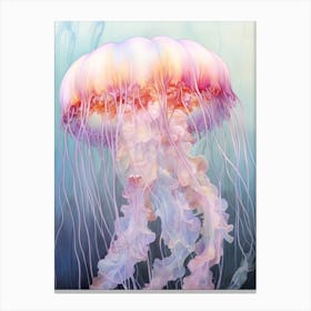 Comb Jellyfish Swimming 5 Canvas Print