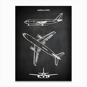 Airbus 300 B 2 Airplane Decor Aircraft Decor Plane Decor Airplane Art Airplane Print Airplane Blueprint Airplane Art Va3001 Canvas Print