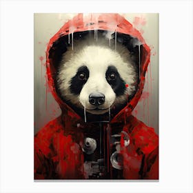 Panda Art In Contemporary Art Style 2 Canvas Print