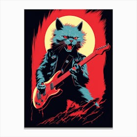 Rock Cat Canvas Print