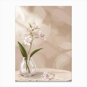 Lily In A Vase Canvas Print