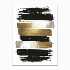 Gold And Black Canvas Print 54 Canvas Print