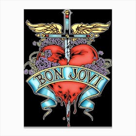 Bon Jovi Bad Medicine Framed Art Reprint Poster Canvas Print