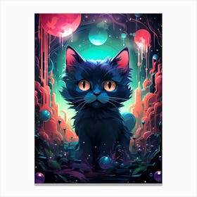 Galaxy Cat Canvas Print