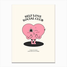 Self Love Social Club 1 Canvas Print