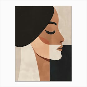 Woman'S Face 112 Canvas Print