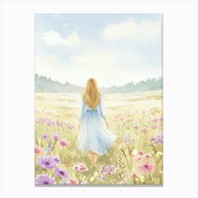 Girl In A Field Toile