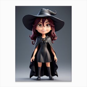 Little Witch 1 Canvas Print