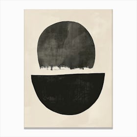 Mexico City Stone Park Bauhaus Minimalist Canvas Print