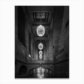 New York, New York City,Nyc,Art Work, Photo,Colorful,Streetphotograpy,Grand Central Station,Bnw,Blackandwhite Canvas Print