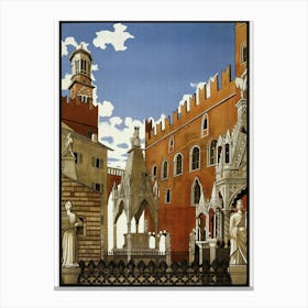 Venice, Italy poster Canvas Print