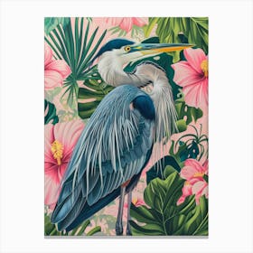 Blue Heron 2 Canvas Print