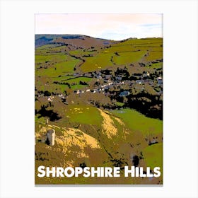 Shropshire Hills, AONB, Area of Outstanding Natural Beauty, National Park, Nature, Countryside, Wall Print, Canvas Print