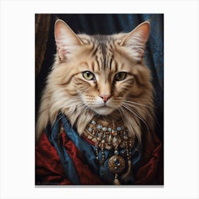 Regal Cat Canvas Print