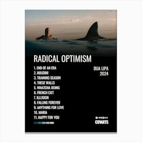 Radical Optimism Dua Lipa - Album Poster Canvas Print