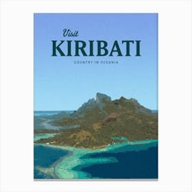 Visit Kirbati Canvas Print
