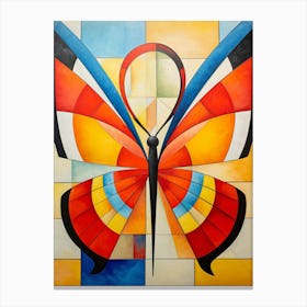 Butterfly Abstract Pop Art 6 Canvas Print