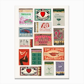 Matchboxes Canvas Print