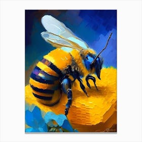 Sting Bee 3 Painting Canvas Print